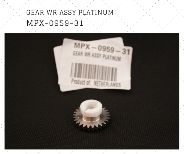 HP Indigo: Gear WR assy Platinum MPX-0959-31