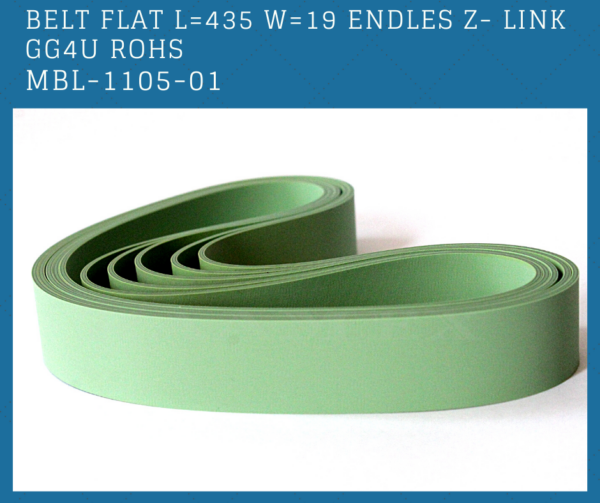 HP Indigo: Belt flat L=435 W=19 endless Z-link GG40U MBL-1105-01 CA290-01480 - Imagen 2