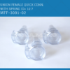 HP Indigo: Union female quick conn with spring ID=12.7 MFF-3091-02 - Imagen 4