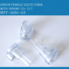 HP Indigo: Union female quick conn with spring ID=12.7 MFF-3091-02 - Imagen 2