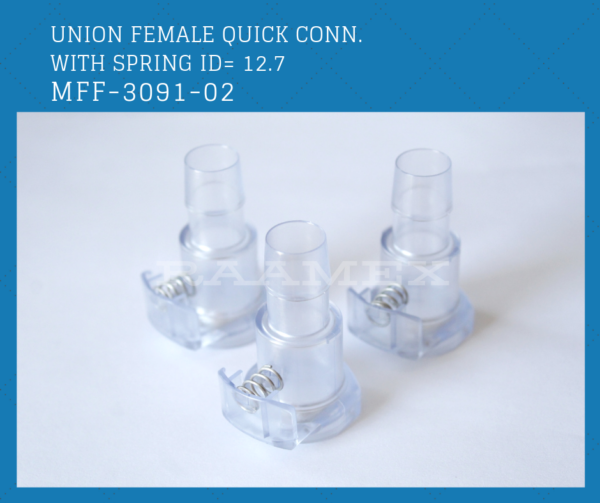 HP Indigo: Union quick conn ID=12.7 without seal MFF-3091-02