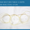 HP Indigo: Clear belt reg table 3 units 5188-8582 CT341-37140