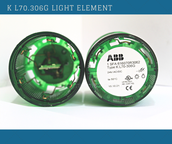 KL70-306G Blinking light green, 24V AC/DC, with integrated LED, ABB 1SFA616070R3062