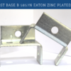 Aeton: B-line B585 Post Base for 1 5/8´¨ plated Zinc