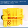 COMMSCOPE: FiberGuide Snap fit junction kit, 4x6 inches, yellow COMMSCOPE FGS-MFAW-B - Image 4