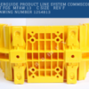 COMMSCOPE: FiberGuide Snap fit junction kit, 4x6 inches, yellow COMMSCOPE FGS-MFAW-B - Image 2