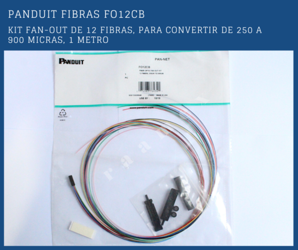 PANDUIT: 12 fiber termination fan out kit accessory PANDUIT FO12CB