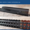 SIEMON: Kit de panel de conexión con gestor de cables extraíble, Z-MAX de 48 puertos, CAT6, Negro, 1U con jacks SIEMON Z6-PF-48 - Imagen 3