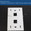 BELDEN: Keyconnect faceplace 2 port flush single gang BELDEN AX102655 - Image 4