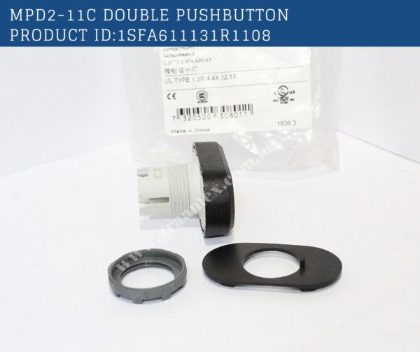 ABB: MPD2-11C Modular Double pushbutton ABB 1SFA611131R1108 - Image 2
