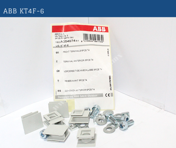 ABB: RA1787803 Front terminals T4 6 units ABB 1SDA054974R1