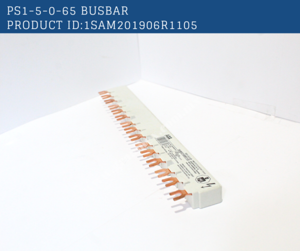 ABB: PS1-5-0-65 Barra de conexión de 3 fases para 5 MS116 / MS132 ABB 1SAM201906R1105