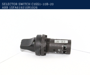 Interrupteur Sélecteur ABB-Entrelec C2SS2-10B-11 - 2 Positions ON-OFF, Compact, Noir, Montage Panneau