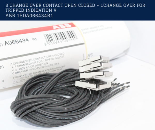 ABB: 3 Changeover contact open-closed + 1 changeover for tripped indication V ABB 1SDA066434R1 - Image 2