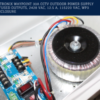 ALTRONIX: Waypoint 30A CCTV Outdoor power supply, 2 fused outputs, 24/28 VAC, 12.5 A, 115/220 VAC, WP3 enclosure - Image 2