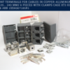 ABB: Juego de 6 piezas de terminales frontales para cables en cobre-aluminio 1x120... 240 mm2 con cubiertas para Interruptores XT3 ABB 1SDA067185R1