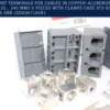ABB: Juego de 6 piezas de terminales frontales para cables en cobre-aluminio 1x120... 240 mm2 con cubiertas para Interruptores XT3 ABB 1SDA067185R1 - Imagen 2