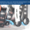 CHARSWORTH: 32661-001 Uña rotatoria kit para organizador de cableado vertical MOTIVE - Imagen 5