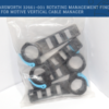 CHARSWORTH: 32661-001 Uña rotatoria kit para organizador de cableado vertical MOTIVE