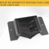 Upsite technologies: KOLDLOK 10077 Raised floor mini brush grommet  7.69 x 5.69 x 1.50