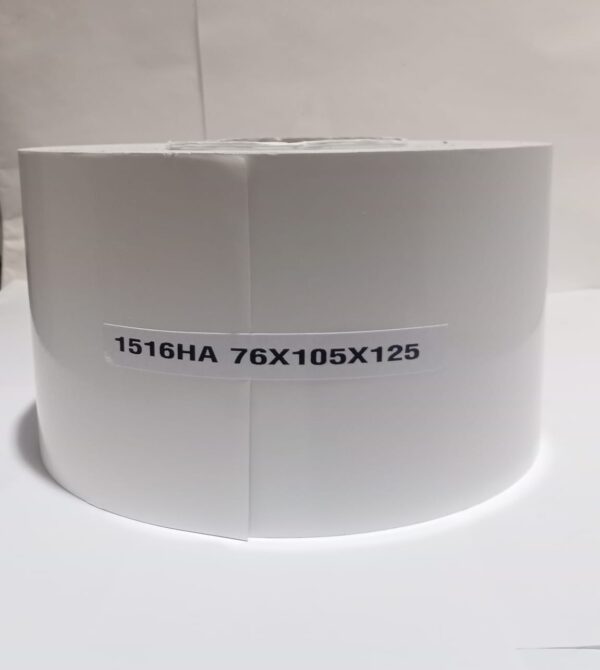 AFINIA: Inkjet adhesive label roll glossy white 10.5 cms x 125 mts