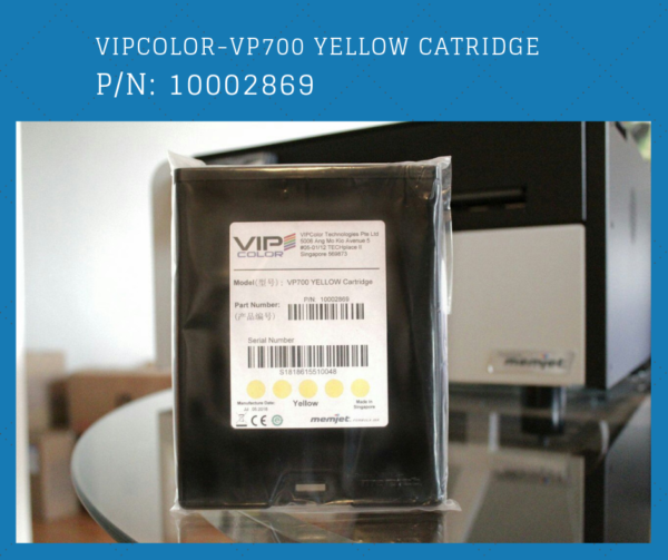 VIPCOLOR: Yellow cartridge ink for Memjet Vipcolor 610 / 700 printer